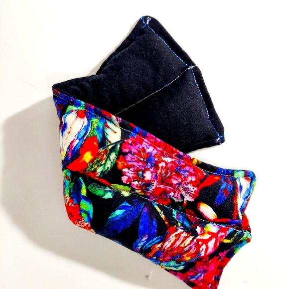 Floral therapeutic heating-cooling eye bag, rice bag, heat pad, cold pack - Picture 1 of 2